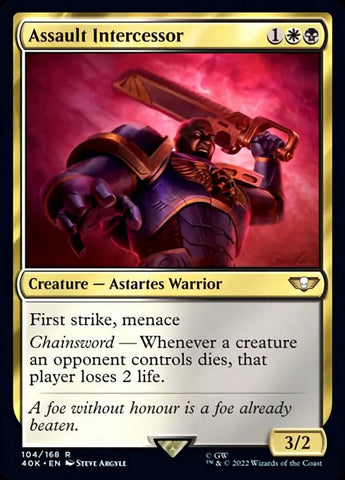 Assault Intercessor [Warhammer 40,000] 