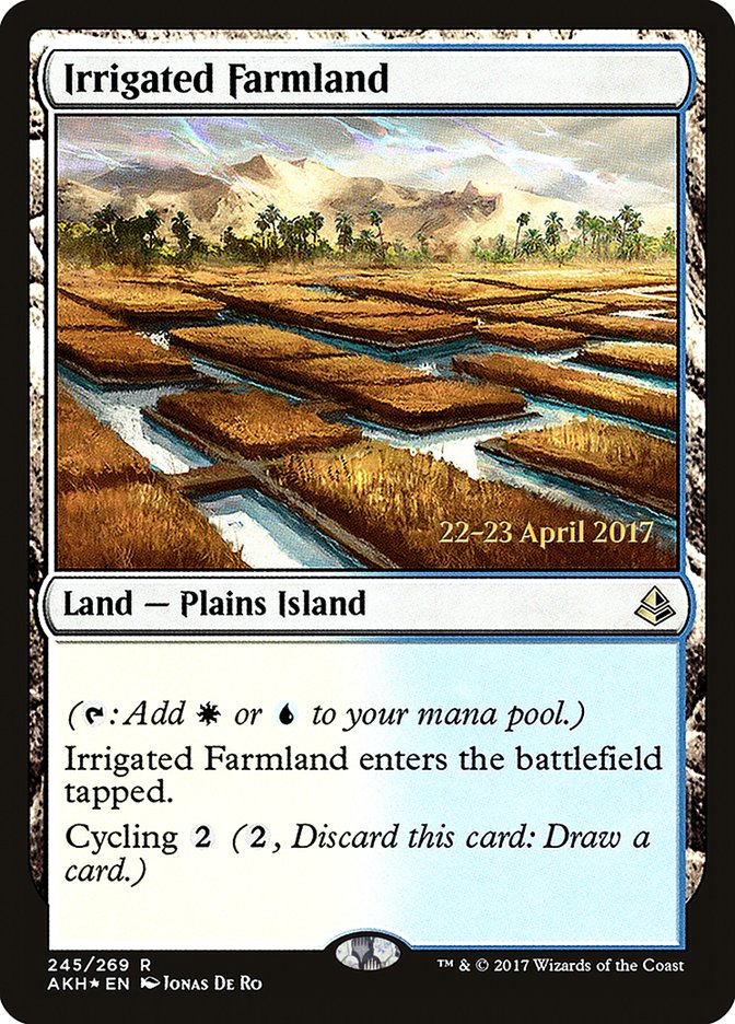 Irrigated Farmland [Amonkhet Prerelease Promos] 