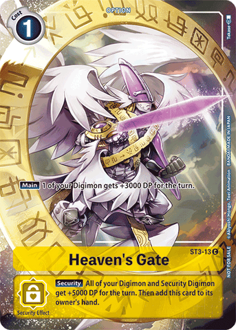 Heaven's Gate [ST3-13] (Tamer's Evolution Box) [Starter Deck: Heaven's Yellow Promos] 