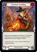 Emeritus Scolding (Red) [EVR125] (Everfest) 1st Edition Rainbow Foil 