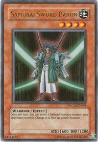 Samurai Sword Baron [WC10-EN001] Ultra Rare 