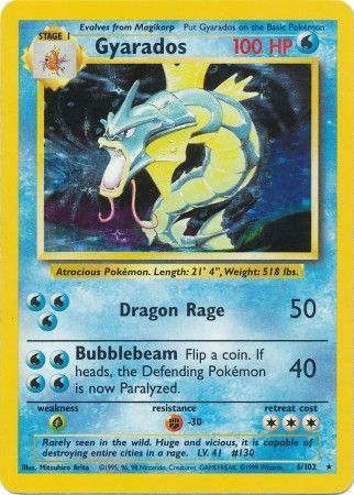 Gyarados (6/102) [Base Set Unlimited] 
