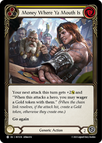 Money Where Ya Mouth Is (Yellow) [HVY236] (Heavy Hitters) 