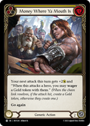 Money Where Ya Mouth Is (Yellow) [HVY236] (Heavy Hitters) Rainbow Foil 