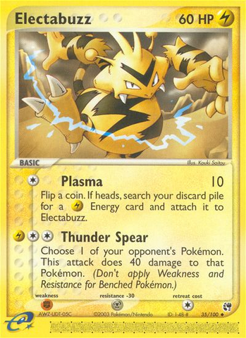 Electabuzz (35/100) [EX: Sandstorm] 