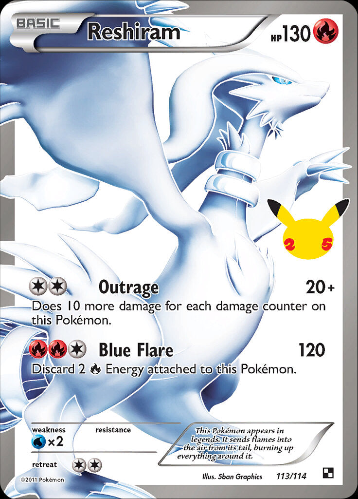 Reshiram (113/114) [Celebrations: 25th Anniversary - Classic Collection] 