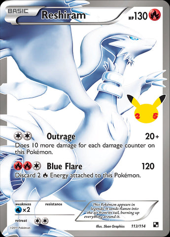 Reshiram (113/114) [Celebrations: 25th Anniversary - Classic Collection] 