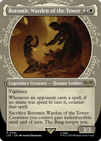 Boromir, Warden of the Tower (Showcase Ring Frame) [The Lord of the Rings: Tales of Middle-Earth] 