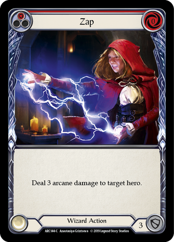 Zap (Red) [ARC144-C] (Arcane Rising) 1st Edition Normal 
