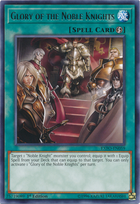 Glory of the Noble Knights [EXFO-EN059] Rare 