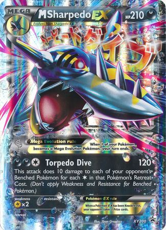 M Sharpedo EX (XY200) (Jumbo Card) [XY: Black Star Promos] 