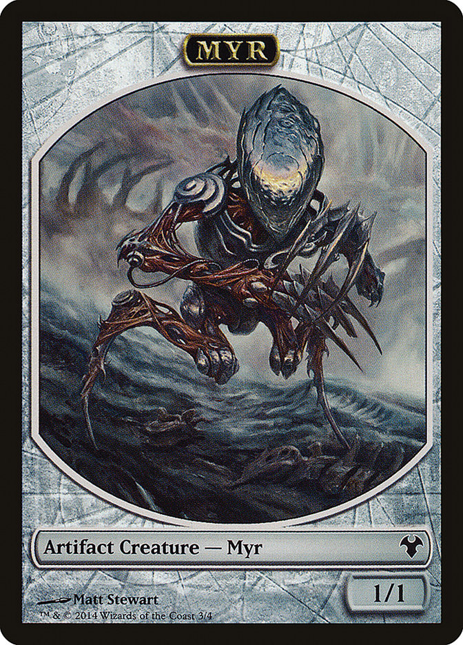 Myr // Spirit Double-Sided Token [Modern Event Deck 2014 Tokens] 
