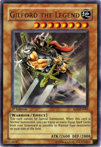 Gilford the Legend [SD5-EN001] Ultra Rare 