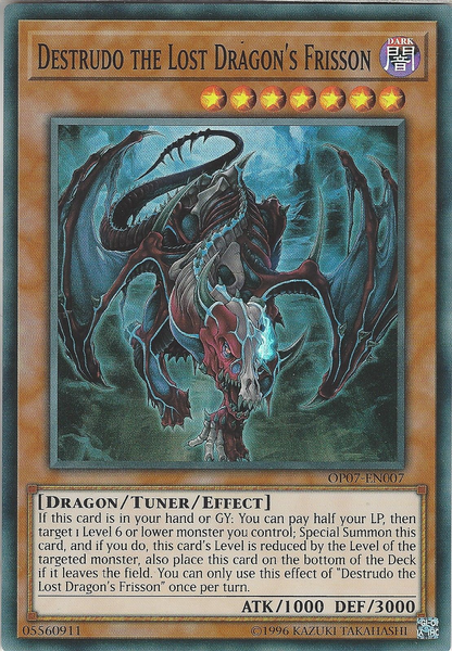 Destrudo the Lost Dragon's Thrill [OP07-EN007] Super Rare 