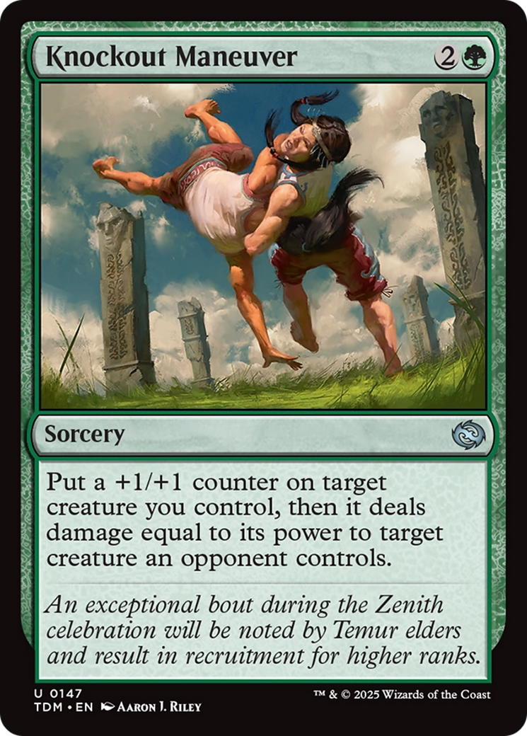 Knockout Maneuver [Tarkir: Dragonstorm] 