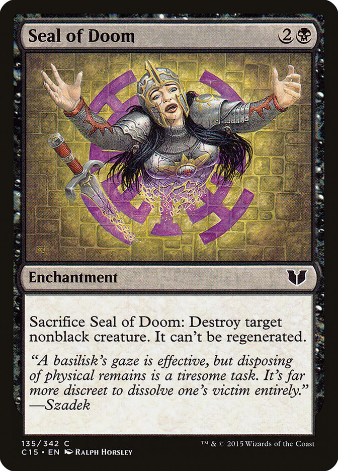 Seal of Doom [Commander 2015] 