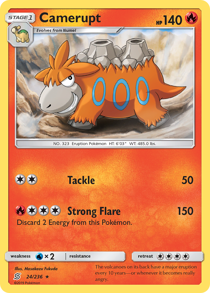 Camerupt (24/236) [Sun &amp; Moon: Unified Minds] 