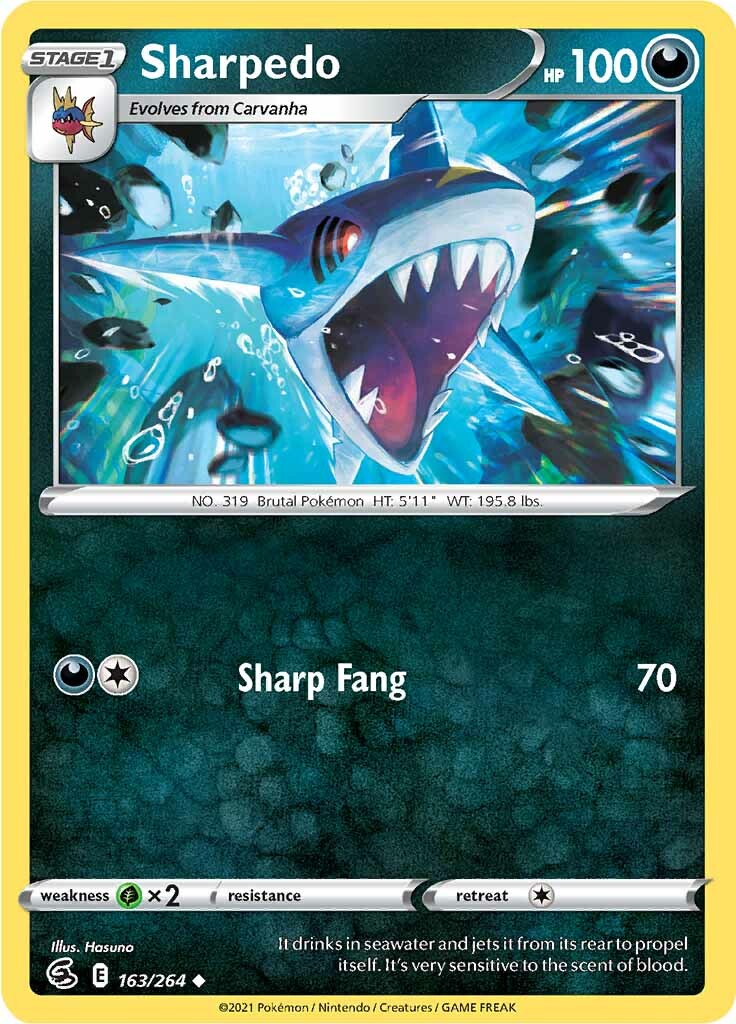Sharpedo (163/264) [Sword &amp; Shield: Fusion Strike] 