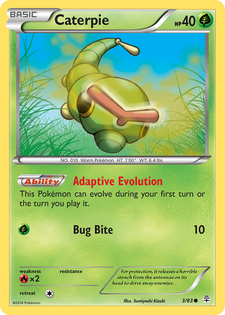 Caterpie (3/83) [XY: Generations] 