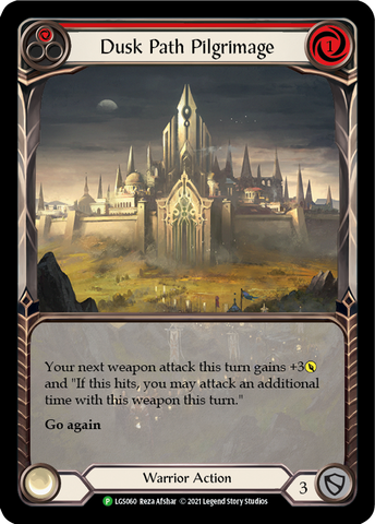 Dusk Path Pilgrimage (Red) [LGS060] (Promo) Rainbow Foil 
