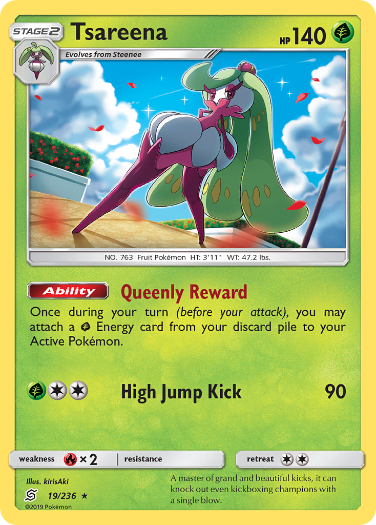 Tsareena (19/236) [Sun &amp; Moon: Unified Minds] 