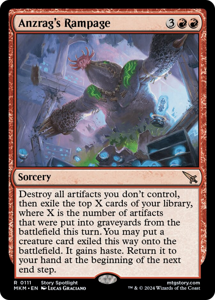 Anzrag's Rampage [Murders at Karlov Manor] 