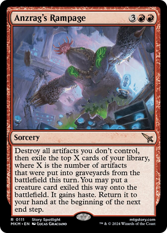 Anzrag's Rampage [Murders at Karlov Manor] 