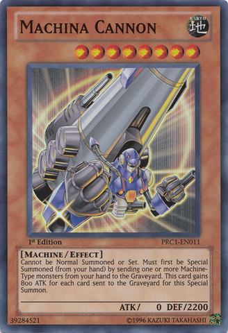 Machina Cannon [PRC1-EN011] Super Rare 