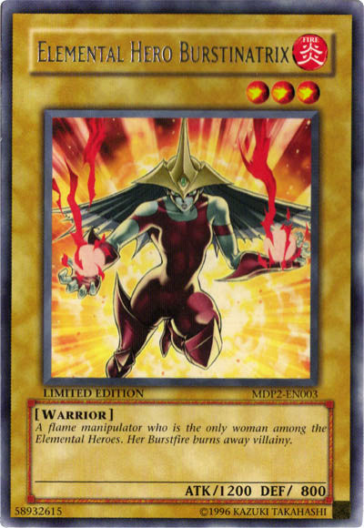 Elemental Hero Burstinatrix [MDP2-EN003] Rare 