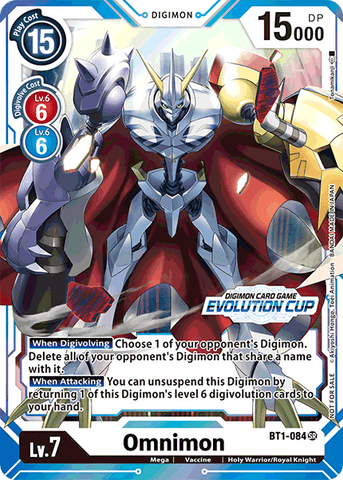 Omnimon [BT1-084] (Evolution Cup) [Release Special Booster Ver.1.0 Promos] 