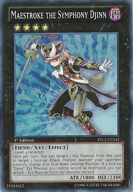 Maestroke the Symphony Djinn [YS12-EN043] Super Rare 