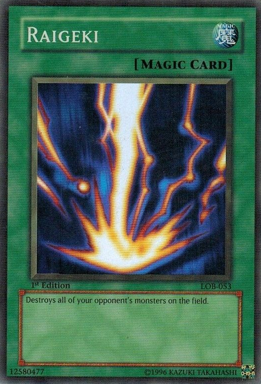Raigeki [LOB-053] Super Rare 