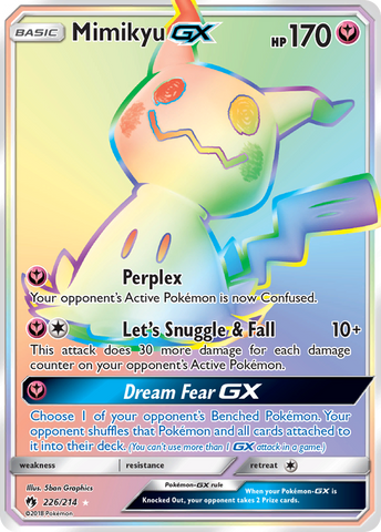 Mimikyu GX (226/214) [Sun &amp; Moon: Lost Thunder] 