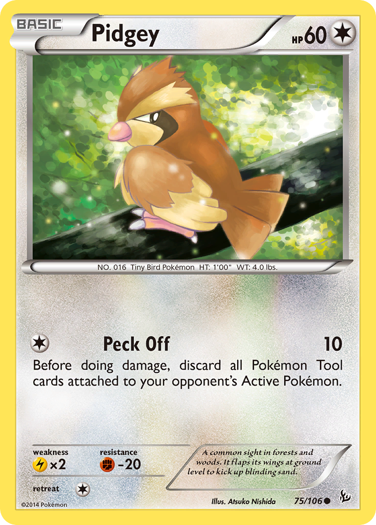 Pidgey (75/106) [XY: Flashfire] 
