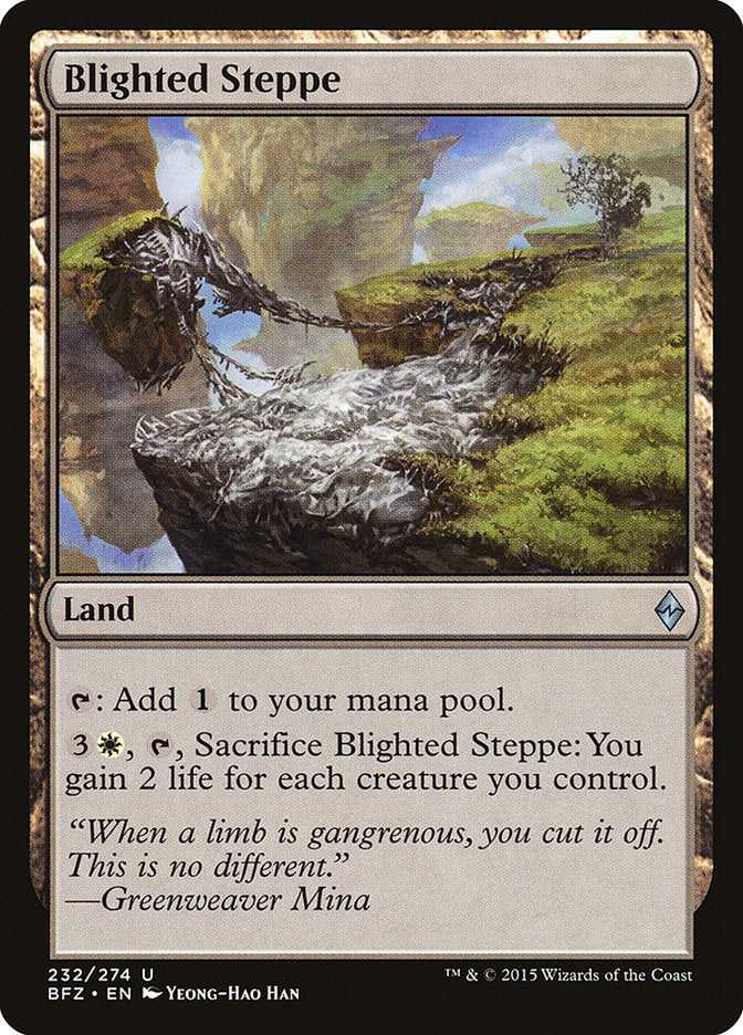 Blighted Steppe [Battle for Zendikar] 