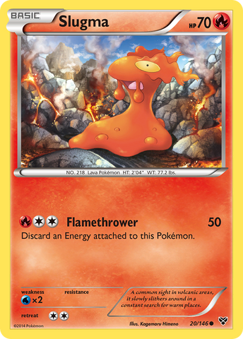 Slugma (20/146) [XY: Base Set] 