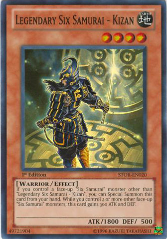 Legendary Six Samurai - Kizan [STOR-EN020] Super Rare 