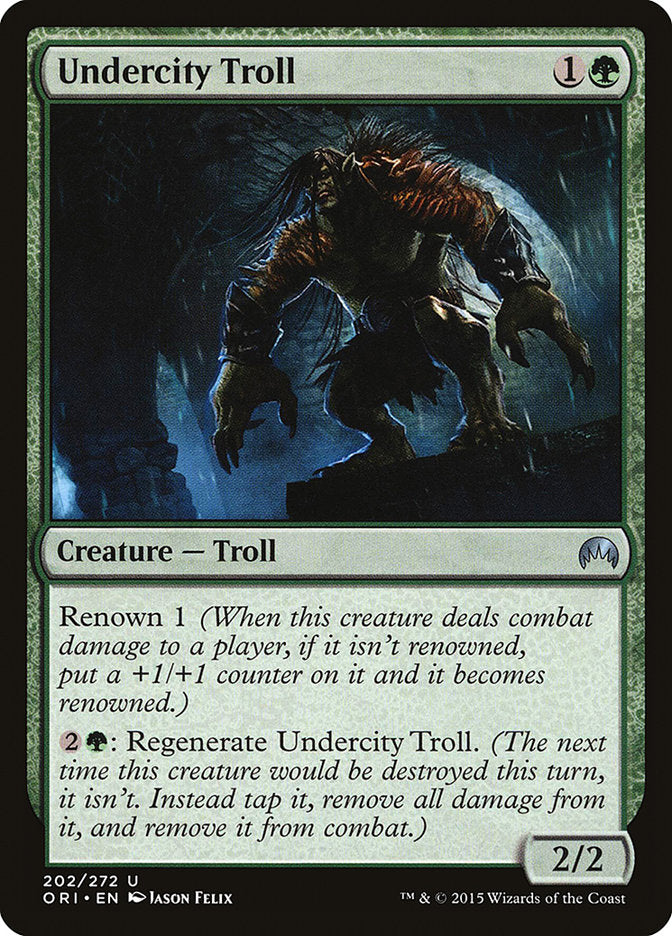 Undercity Troll [Magic Origins] 
