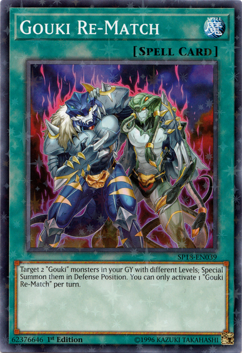 Gouki Re-Match [SP18-EN039] Starfoil Rare 