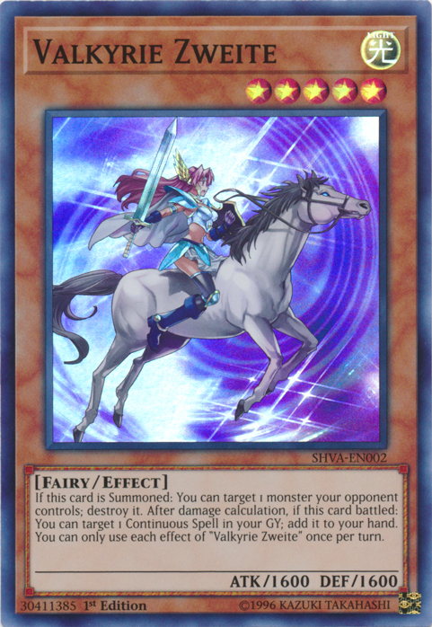 Valkyrie Zweite [SHVA-EN002] Super Rare 