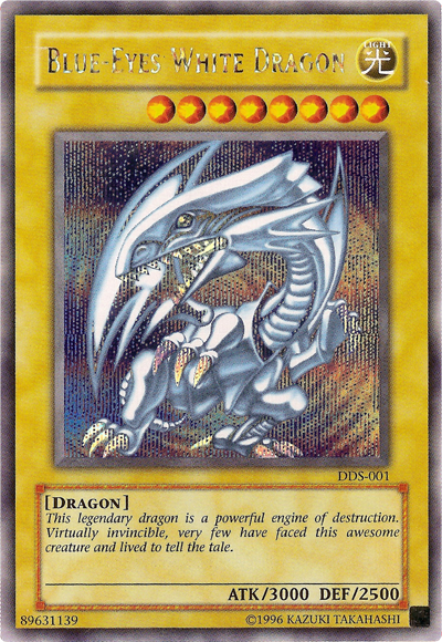 Blue-Eyes White Dragon (Dark Duel Stories) [DDS-001] Secret Rare 