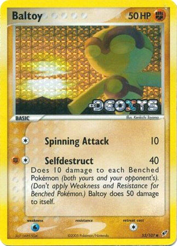 Baltoy (53/107) (Stamped) [EX: Deoxys] 