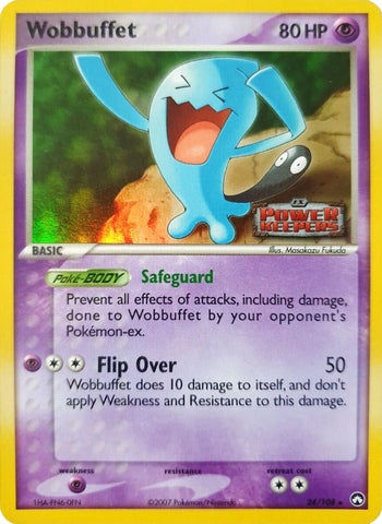 Wobbuffet (24/108) (Stamped) [EX: Power Keepers] 
