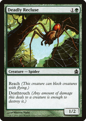 Deadly Recluse [Commander 2011] 