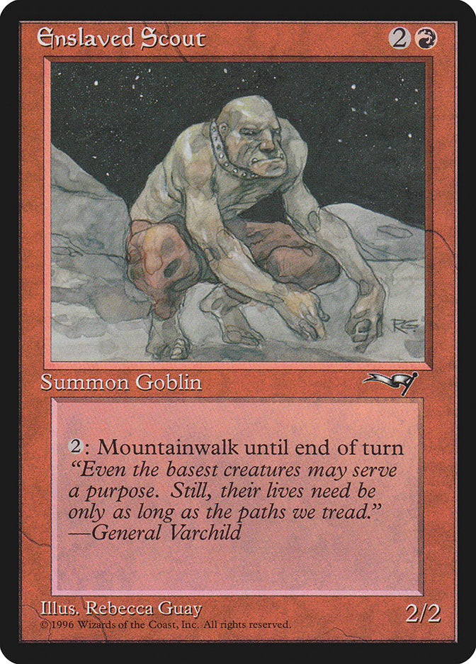 Enslaved Scout (Crouching) [Alliances] 