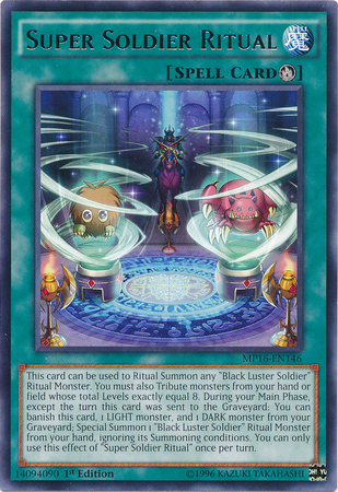 Super Soldier Ritual [MP16-EN146] Rare 