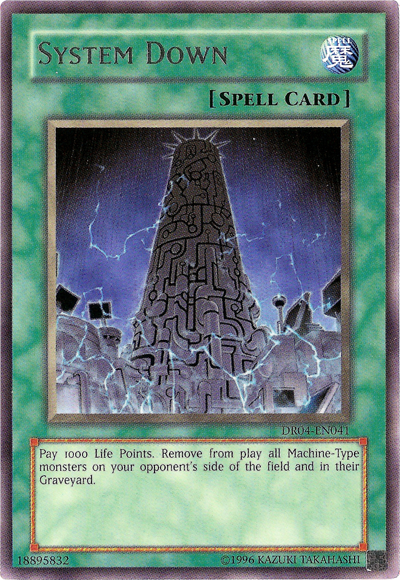 System Down [DR04-EN041] Rare 