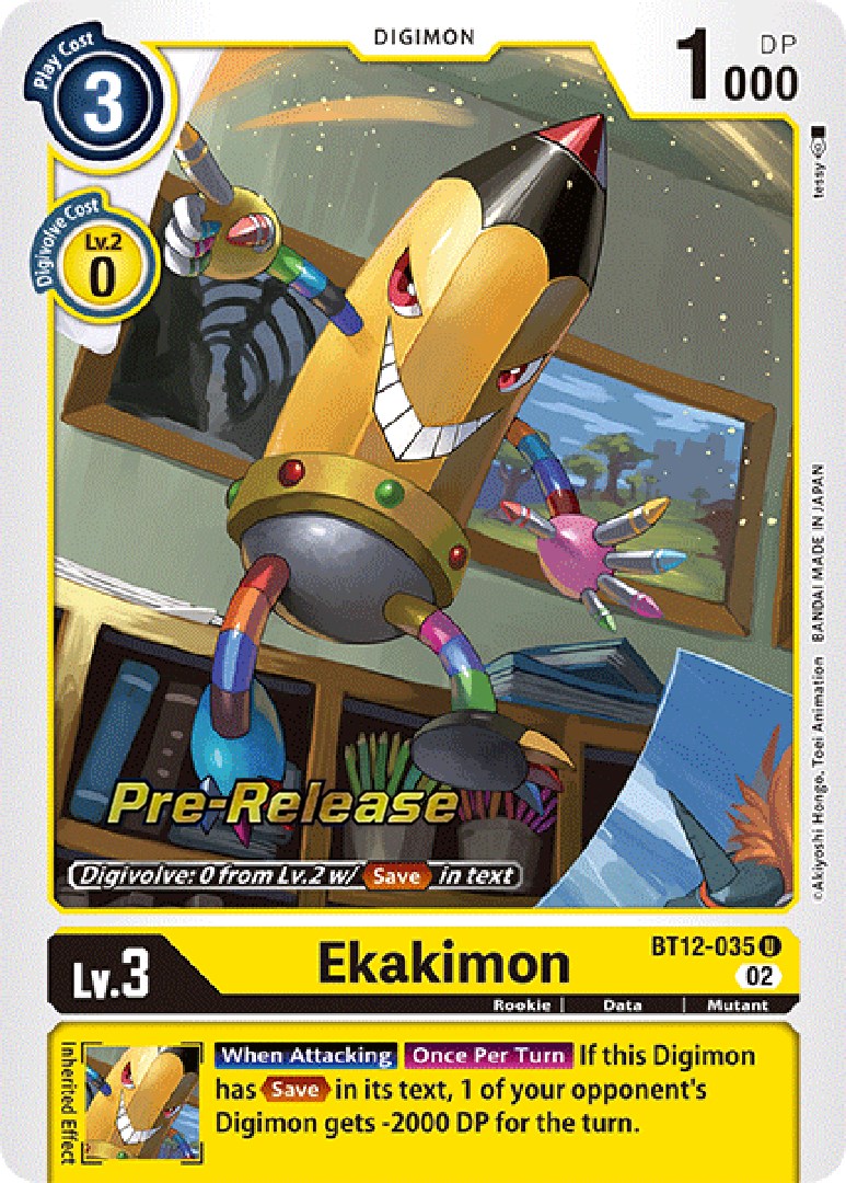 Ekakimon [BT12-035] [Across Time Pre-Release Cards] 