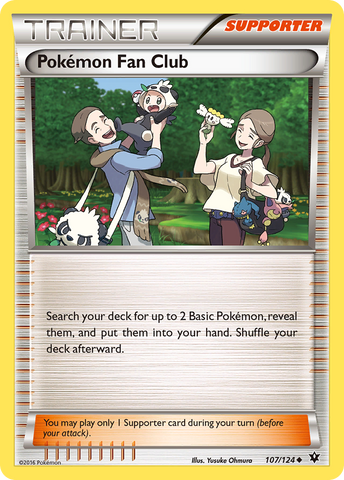 Pokemon Fan Club (107/124) [XY: Fates Collide] 
