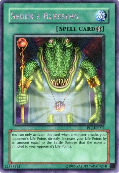 Sebek's Blessing [PCJ-EN002] Prismatic Secret Rare 